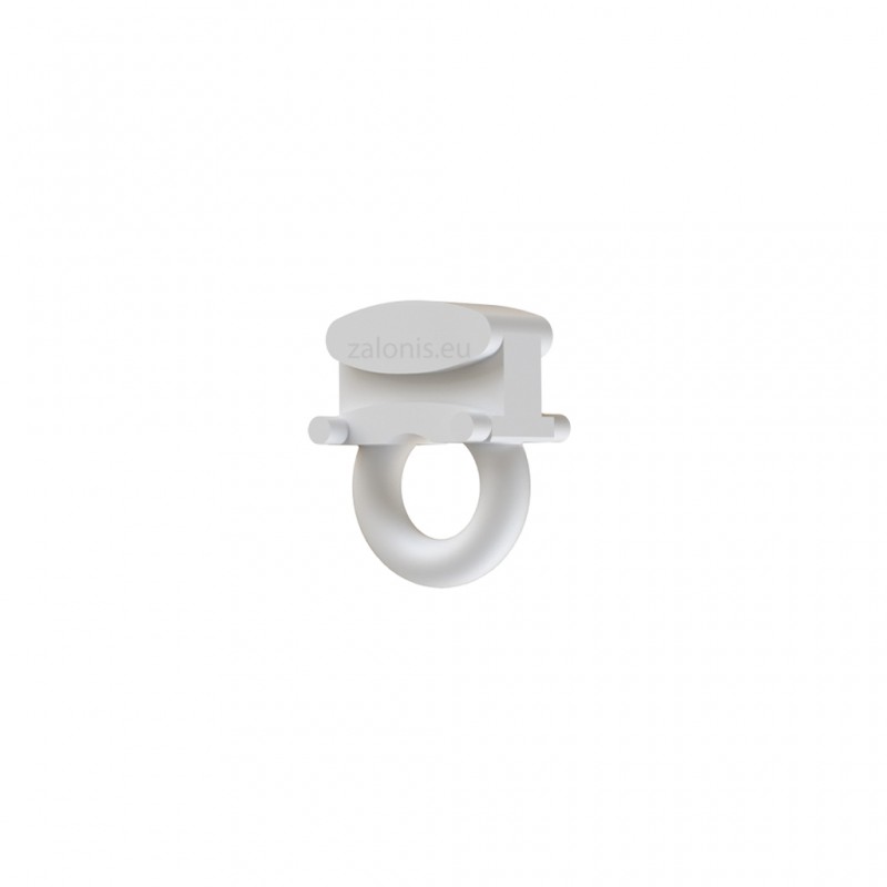 CURTAIN RAIL THIN SQUARE ROLLER